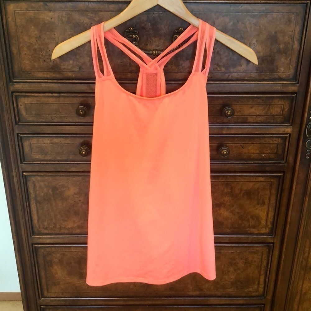 FABLETICS neon pink tank top